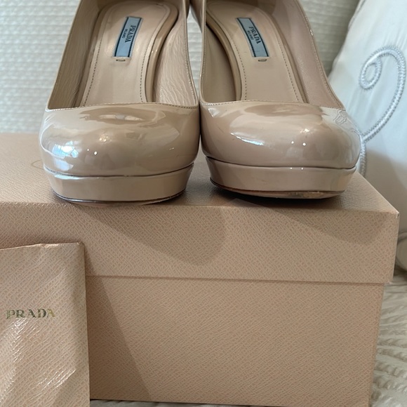 PRADA Pumps size 39.5 Calzature Donna, Vernice Basic, Cipria/Nude - Picture 17 of 17